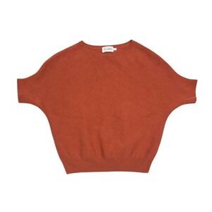 R LABEL The reset Orange Wool Dolman Sleeve Sweater Top XS